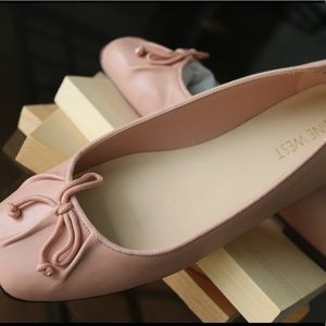 Pink “Point Shoesque” Flats Nine West